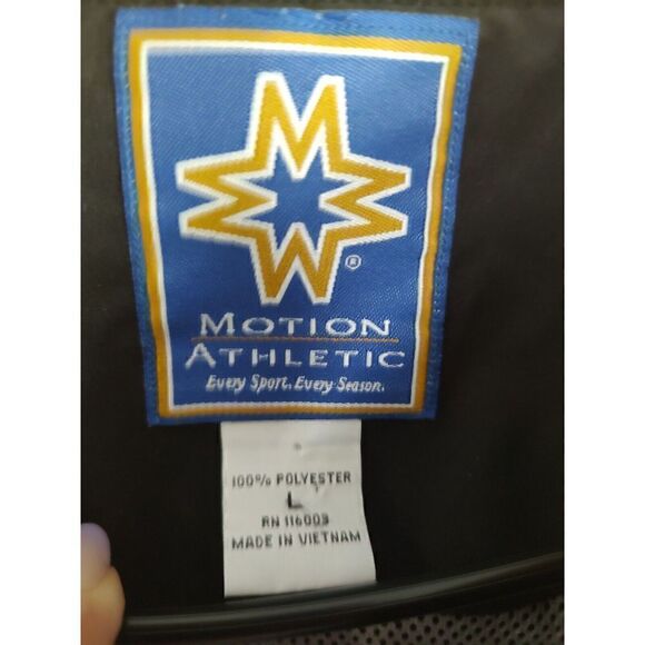 Vintage Motion Athletic Full Zip Light Weight Jacket/ Golf Walking Size Large - Picture 2 of 12